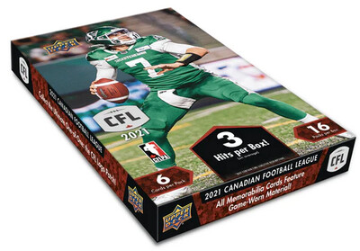 2021 Upper Deck CFL Football Hobby, Format: Box