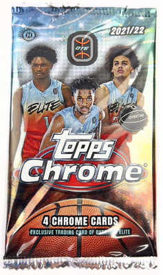 2021-22 Topps Chrome Overtime Elite Basketball OTE Hobby Pack