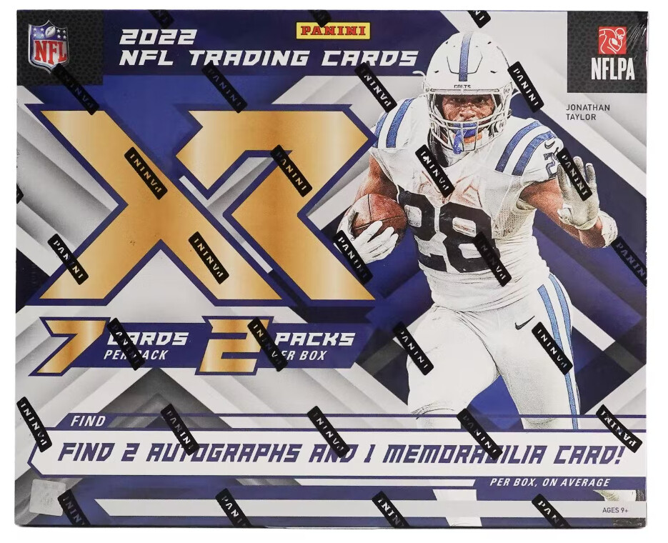 2022 Panini XR NFL Football Hobby Box