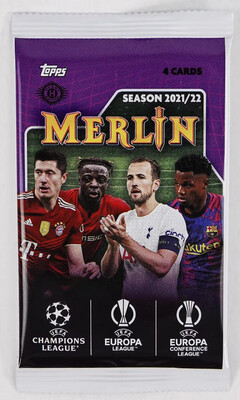 2021-22 Topps Merlin Soccer Hobby Pack