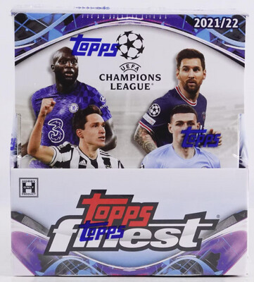 2021-22 Topps Finest Soccer UEFA Champions League Hobby