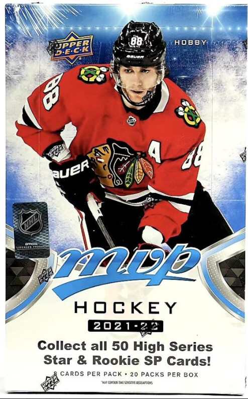 2021-22 Upper Deck MVP Hobby, Format: Box