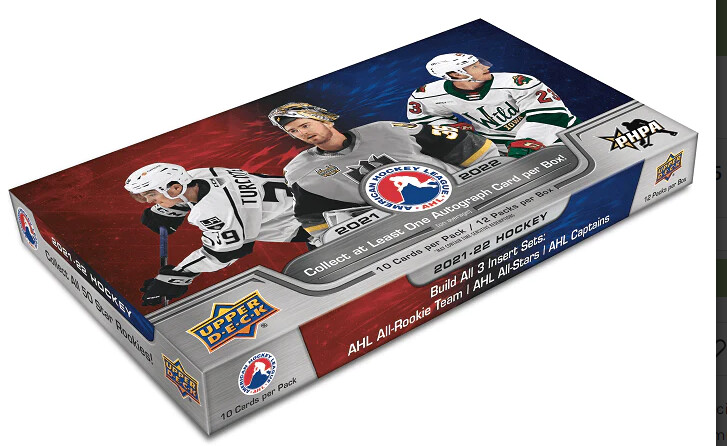 2021-22 Upper Deck AHL Hockey Hobby, Format: Box