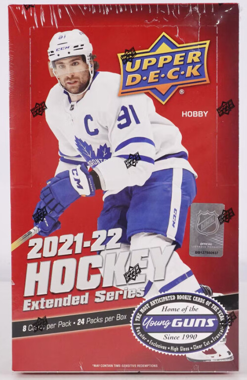 2021-22 Upper Deck Extended Series Hobby, Format: Box