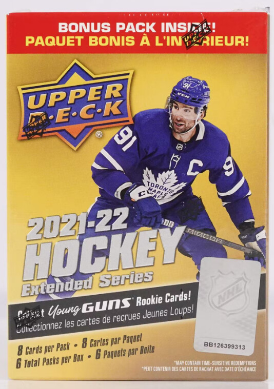 2021-22 Upper Deck Extended Series Blaster Box