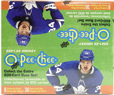 2021-22 Upper Deck O-Pee-Chee Hockey Retail Box