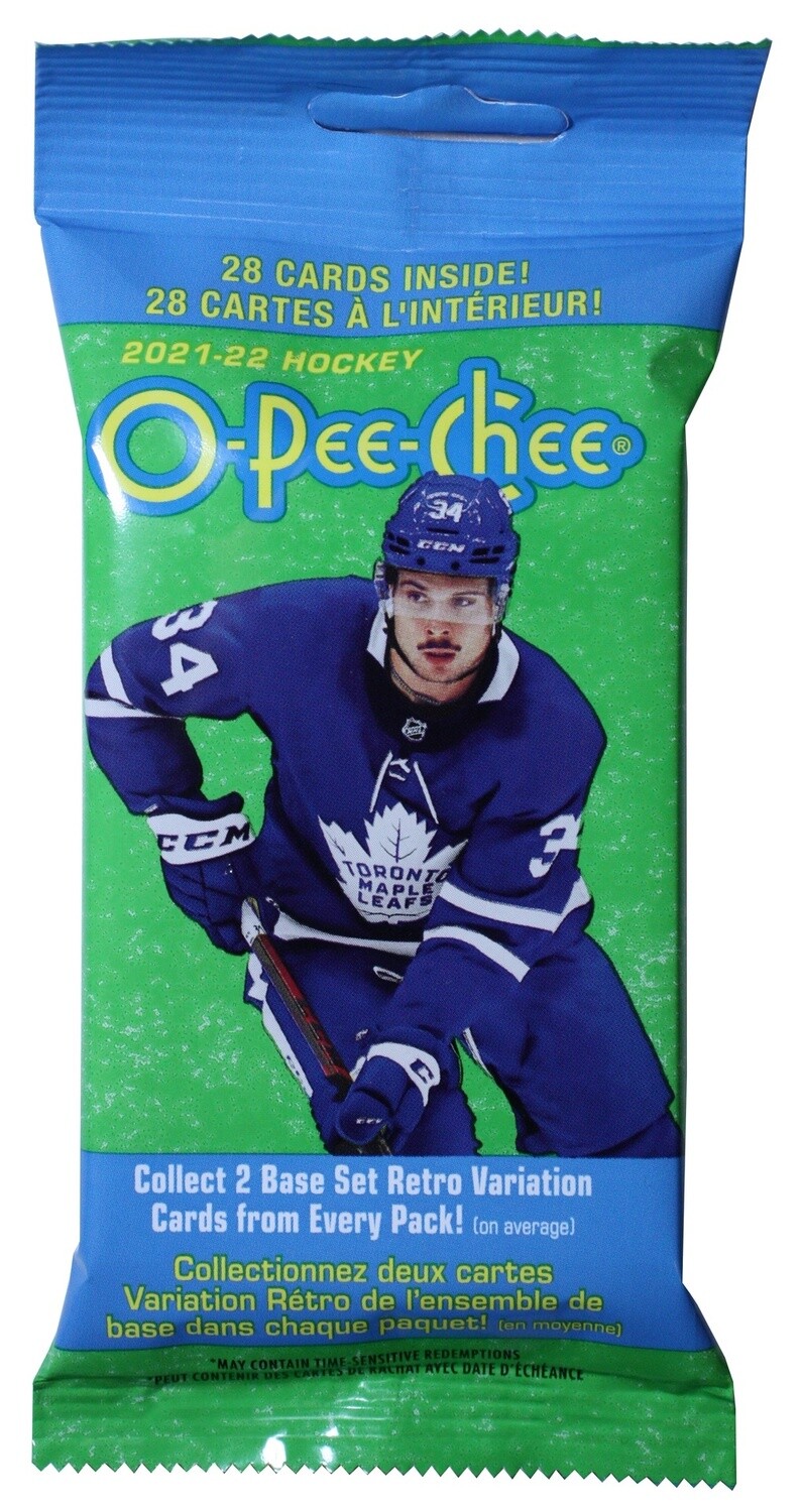 2021-22 Upper Deck O-Pee-Chee Hockey Fat Pack