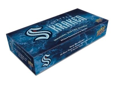 2021-22 Upper Deck Seattle Kraken Commemorative Box Set