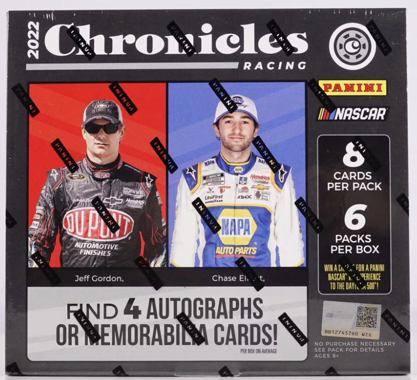 2022 Panini Chronicles Racing Nascar Hobby Box