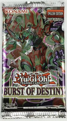 Yu-Gi-Oh Burst Of Destiny Pack