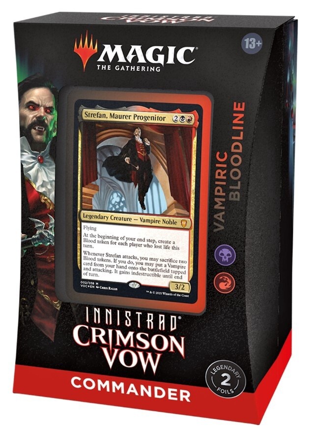 Magic The Gathering - Innistrad Crimson Vow Commander Decks, Model: Vampiric Bloodline