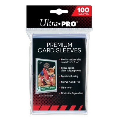 Card Sleeves Premium 100ct