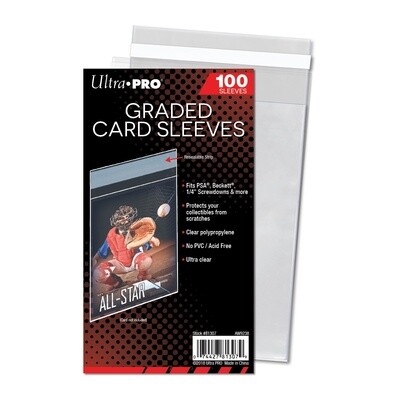 Graded Card Sleeves Resealable 100ct