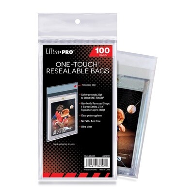 ONE-TOUCH Resealable Bags 100ct