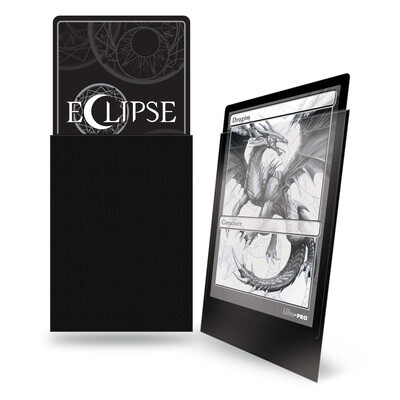 Eclipse Matte Standard Sleeves: Jet Black 100ct