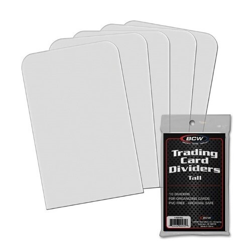 Tall Trading Card Dividers