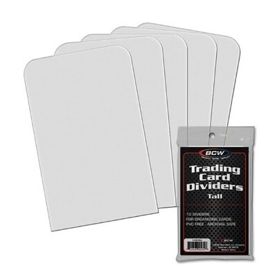 Tall Trading Card Dividers