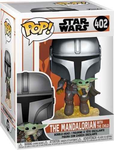 Funko Pop! Star Wars: the Mandalorian Flying With The Child #402