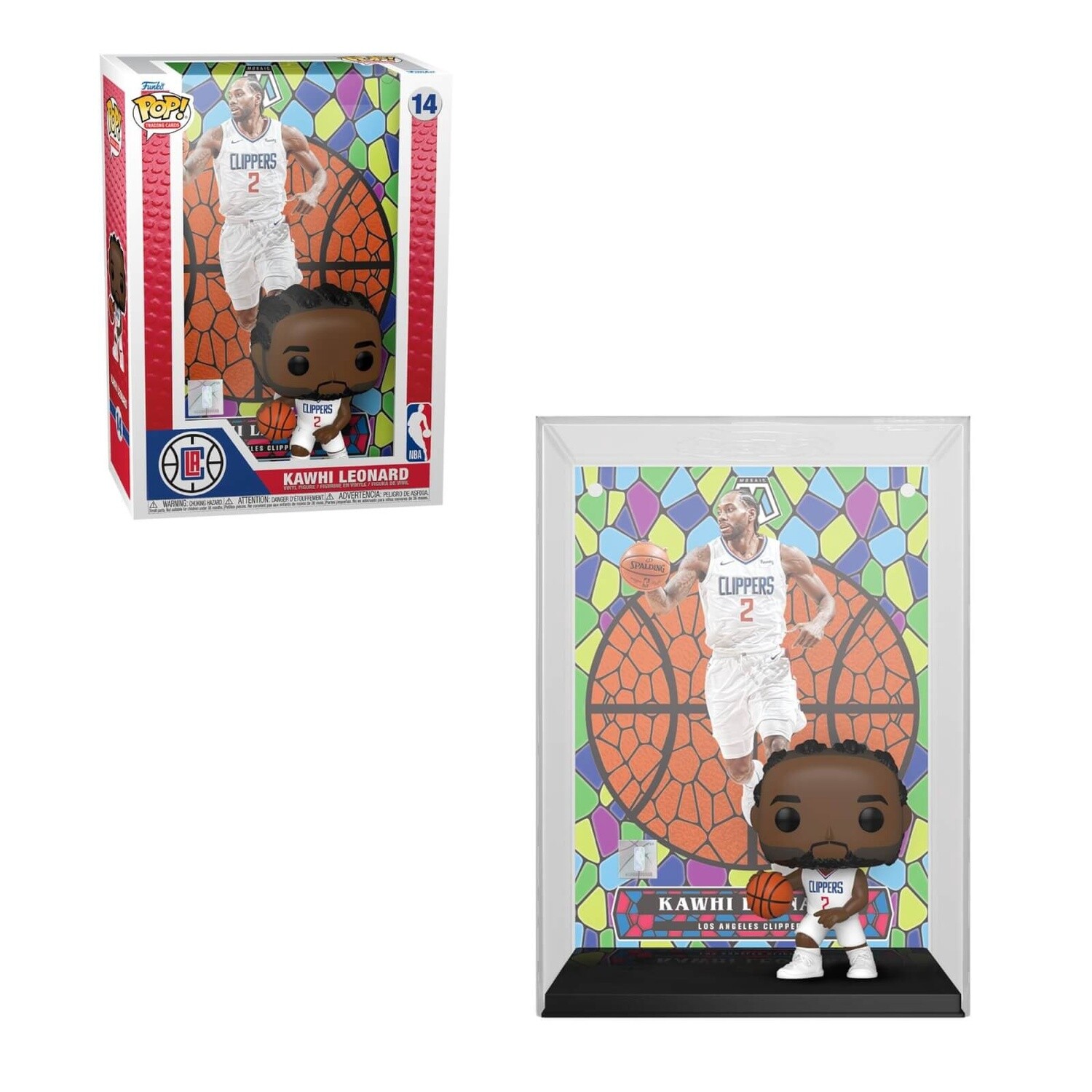 Funko Pop! Trading Cards: Kawhi Leonard (Mosaic) Vinyl Figure #14