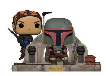 Funko Pop! Moment: Mandalorian - Boba Fett &amp; Fennec Shand Vinyl Bobblehead #486