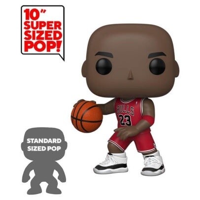 Funko Pop! NBA - Michael Jordan (Red Jersey) Chicago Bulls 10 inch #75