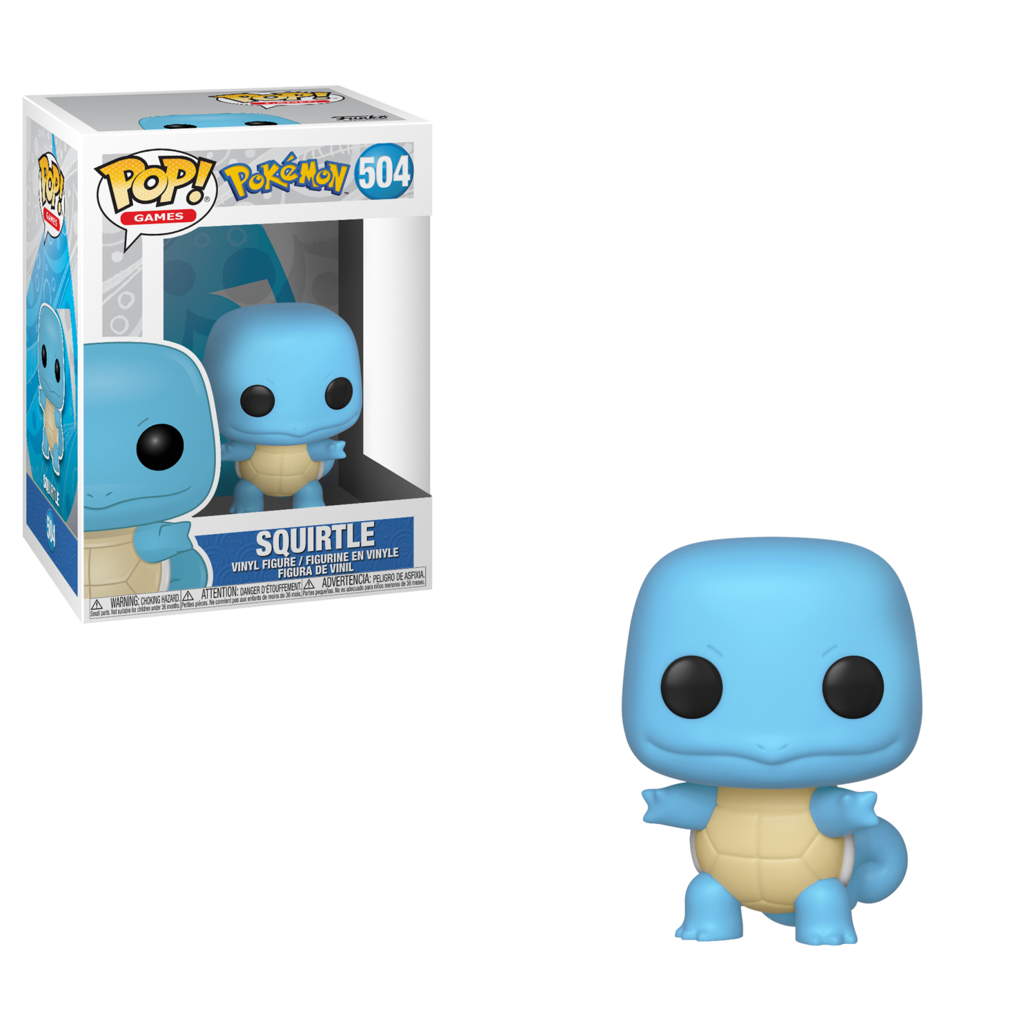 Funko POP! Games: Pokémon - Squirtle #504