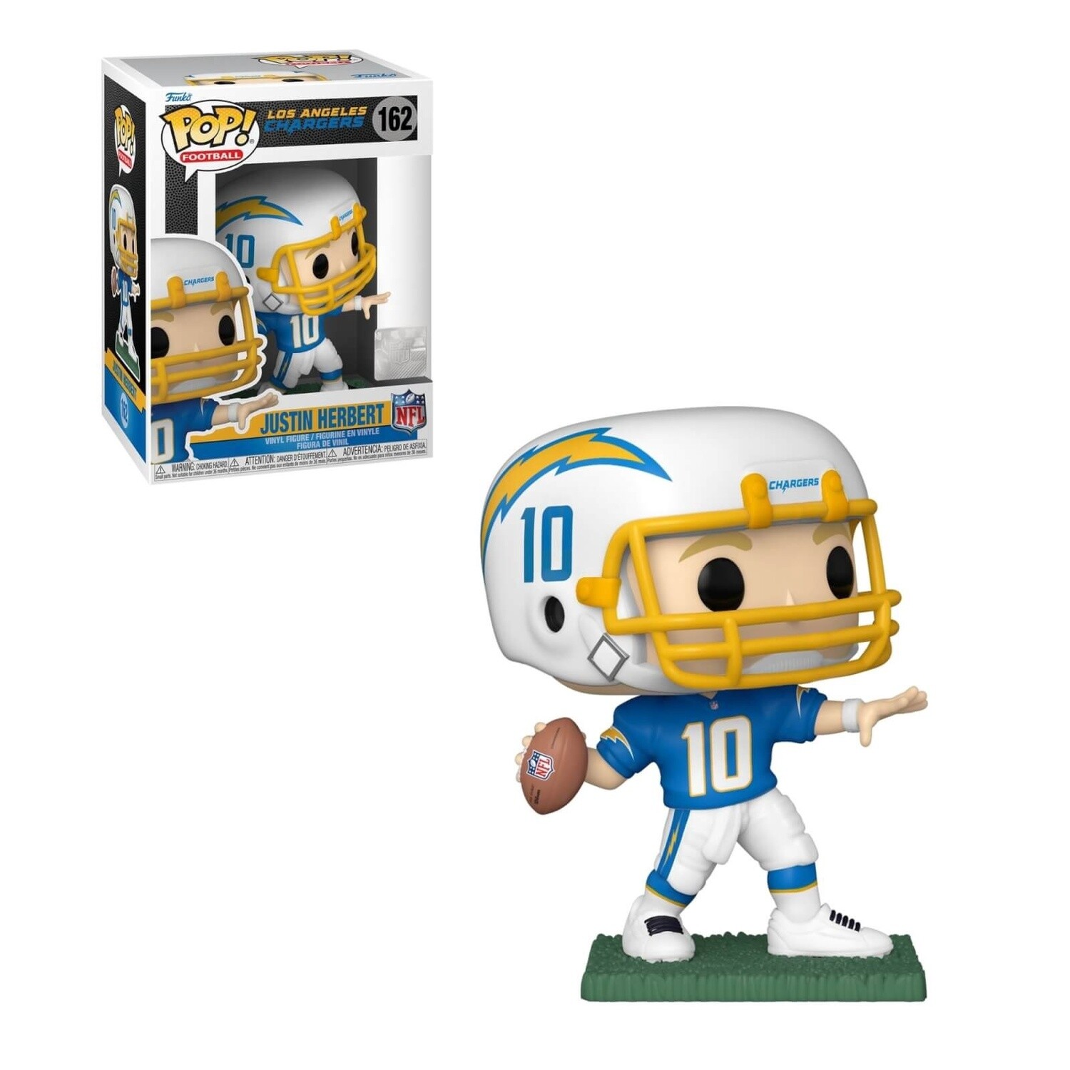 Funko Pop! NFL Los Angeles Chargers Justin Herbert #162