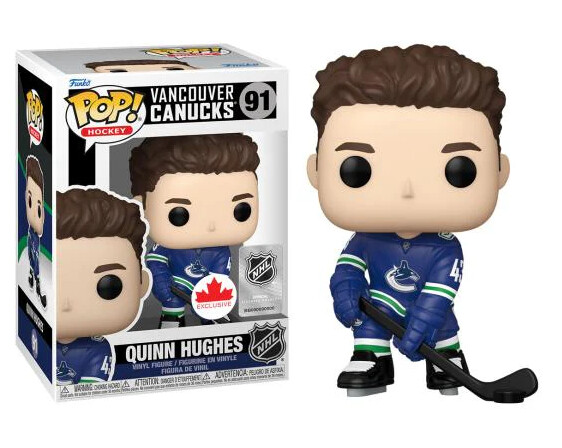 Funko POP! Vancouver Canucks Quinn Hughes #91