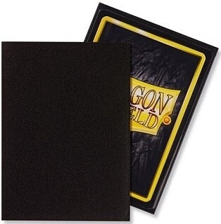 Dragon Shield Sleeves - Black Matte - 100ct  AT-11002