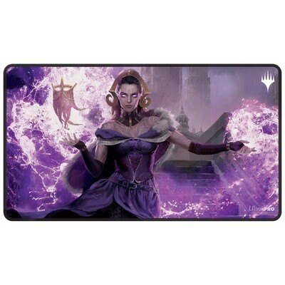 Magic The Gathering - Double Masters 2022 Black Stitched featuring Liliana, the Last Hope Playmat