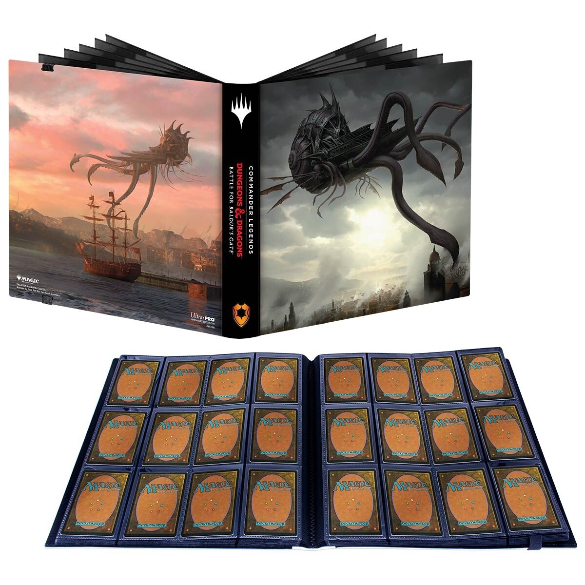 Magic The Gathering - Battle for Baldurs Gate - Commander Legends featuring Nautiloid Ship 12-Pocket PRO-Binder