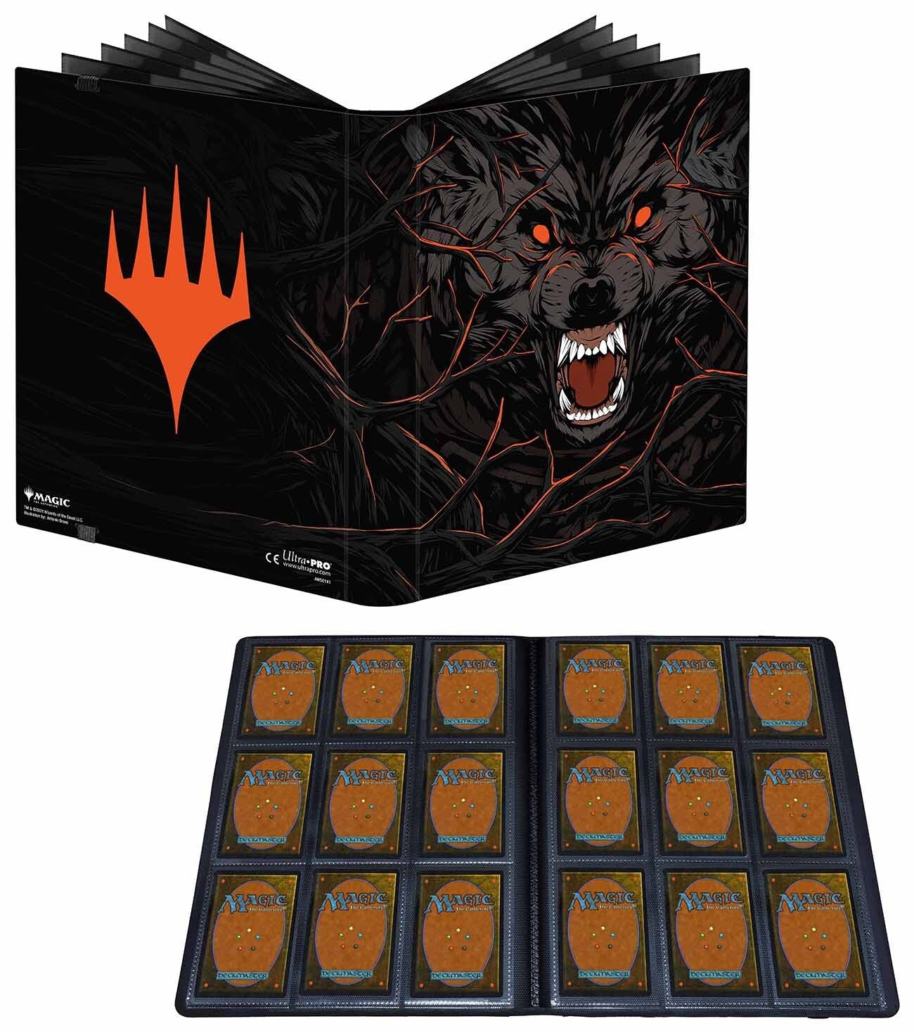 Magic The Gathering -Innistrad Midnight Hunt  featuring Draft Booster Key Art PRO-Binder 9-Pocket