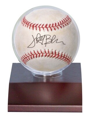 Baseball Dark Wood Holder (baseball not included)