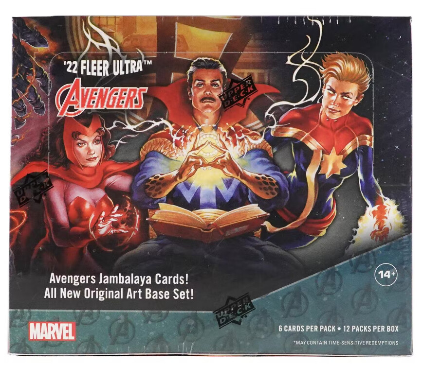 2022 Upper Deck Marvel Fleer Ultra Avengers Hobby, Format: Box