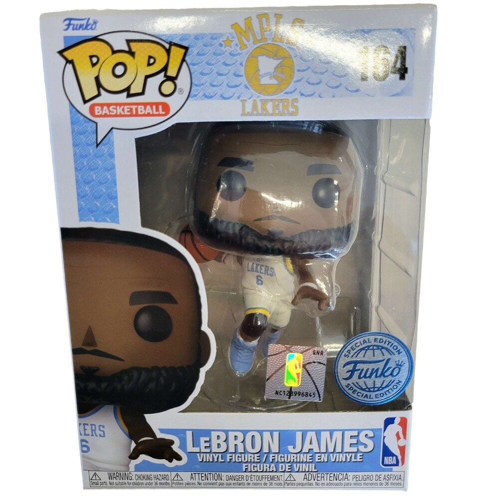 Funko Pop! Basketball Lebron James MPLS. Lakers Special Edition #164