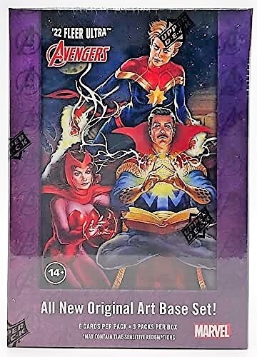 2022 Upper Deck Fleer Ultra Avengers Blaster Box