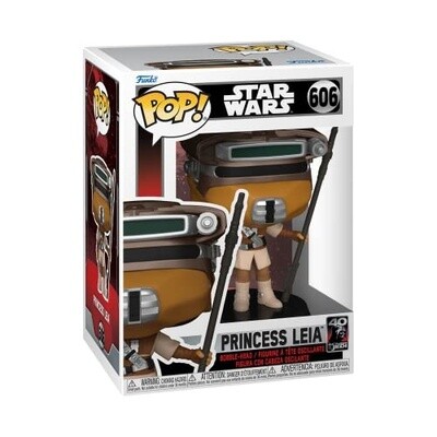 Funko Pop! Star Wars: Return of the Jedi 40th Anniversary - Princess Leia (Boushh) #606
