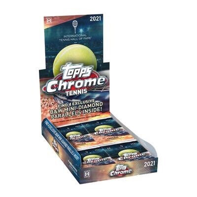 2021 Topps Chrome Tennis Hobby Lite Box, Format: Box