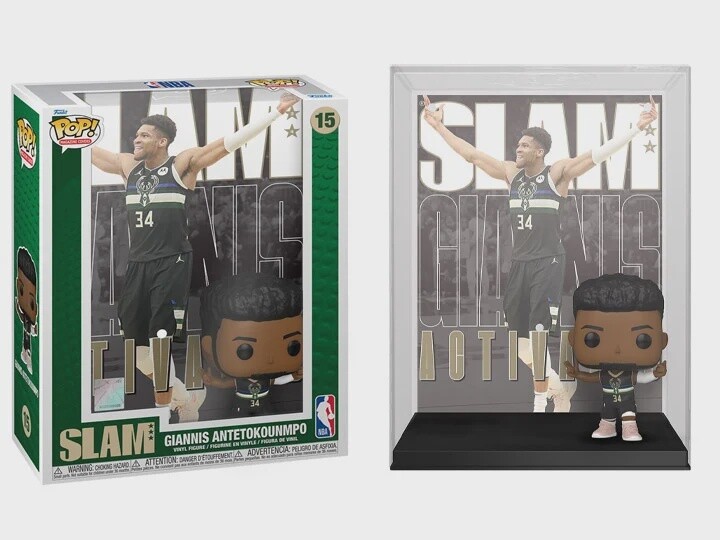 FunkoPop! NBA Slam Cover Giannis Antetokounmpo #15