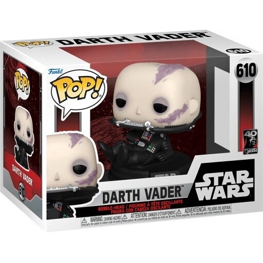 FunkoPop! Star Wars 40th Anniversary Darth Vader Unmasked #610