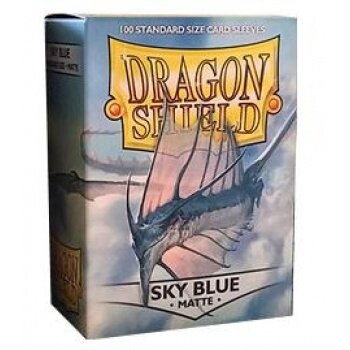 Dragon Shield Sleeves - Blue Sky Matte - 100ct AT-11019