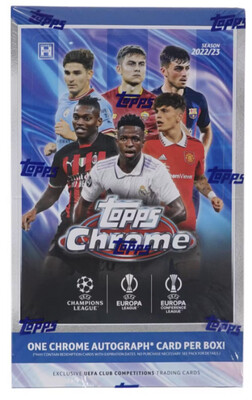2022-23 Topps Chrome UEFA Club Competitions Soccer Hobby