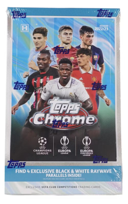 2022-23 Topps Chrome UEFA Club Competitions Soccer Lite, Format: Box