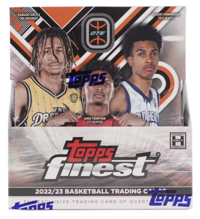 2022-23 Topps Finest Overtime Basketball, Format: Box