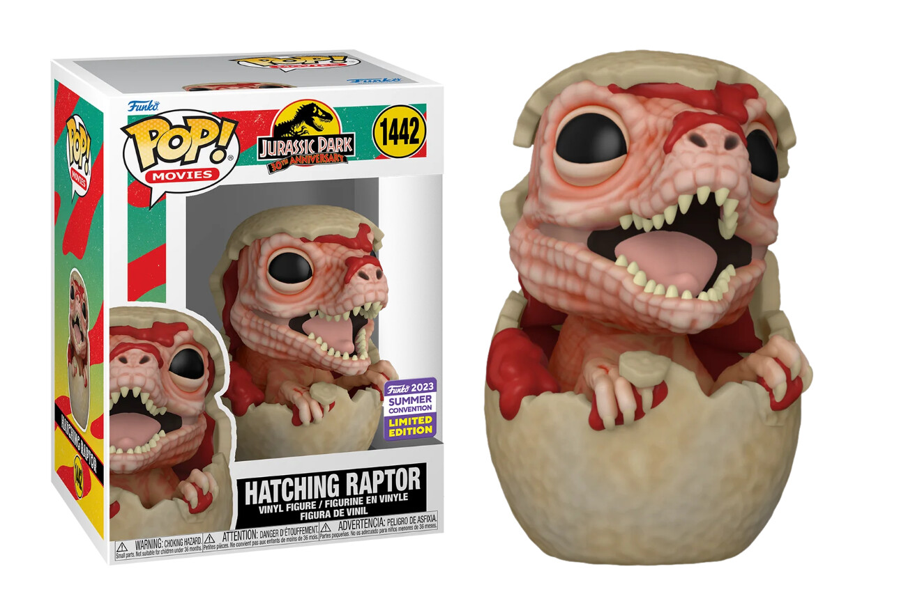 FunkoPop! Hatching Raptor #1442 SDCC Limited Edition