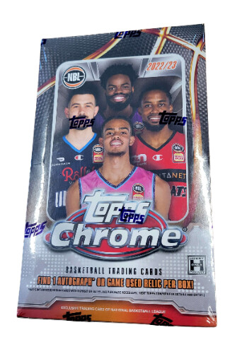 2022-23 Topps Chrome NBL National Basketball League Hobby, Format: Box