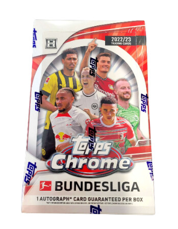 2022-23 Topps Chrome Bundesliga Soccer Hobby, Format: Box