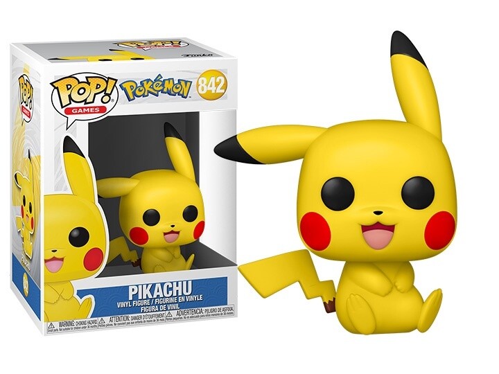 Funko POP! Games: Pokemon - Pikachu (Sitting) #842