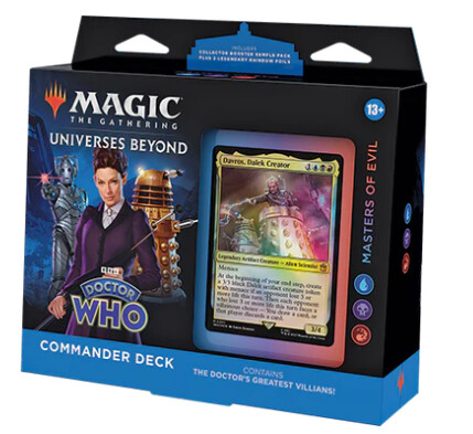 Magic The Gathering - Universes Beyond: Doctor Who Commander Deck, Model: Masters Of Evil