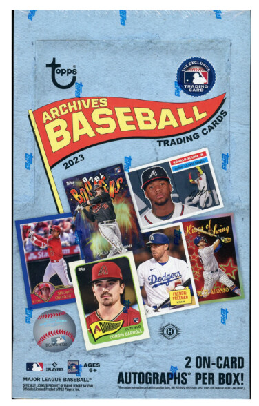 2023 Topps Archives Hobby Baseball, Format: Boîte